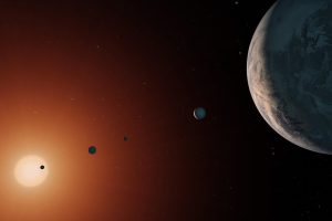 Trappist-1 System, Illustration