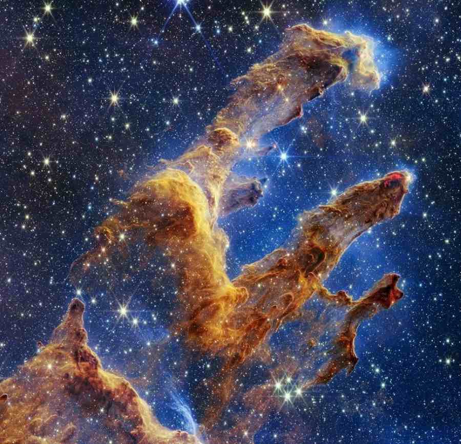 James Webb, NIRCam, Pillars of Creation