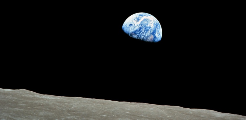 Apollo 8, 1968: Mond und Erde